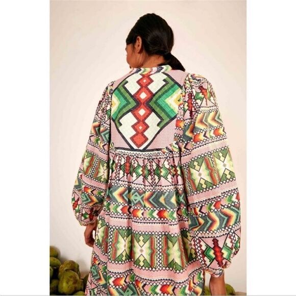 Farm Rio Amulet Dress beaded tassels size small NWT - Picture 5 of 10